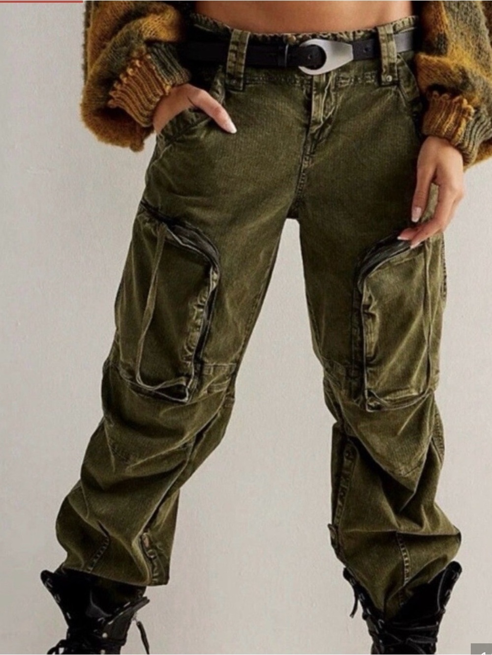 Free people can’t compare Cargo Women’s Jeans – Utility Style